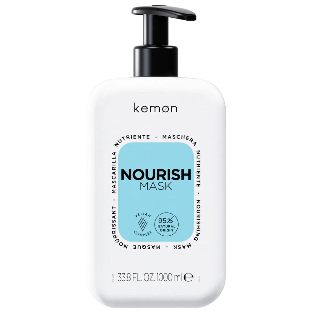 Kemon Nourish Nourishing – Hair Treatment Cream Mask Unisex, Hydrating, 1000 ml