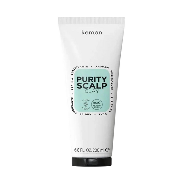 Kemon Purity Scalp Clay – Hair Treatment Clay Mask Unisex, Purifying, 200 ml