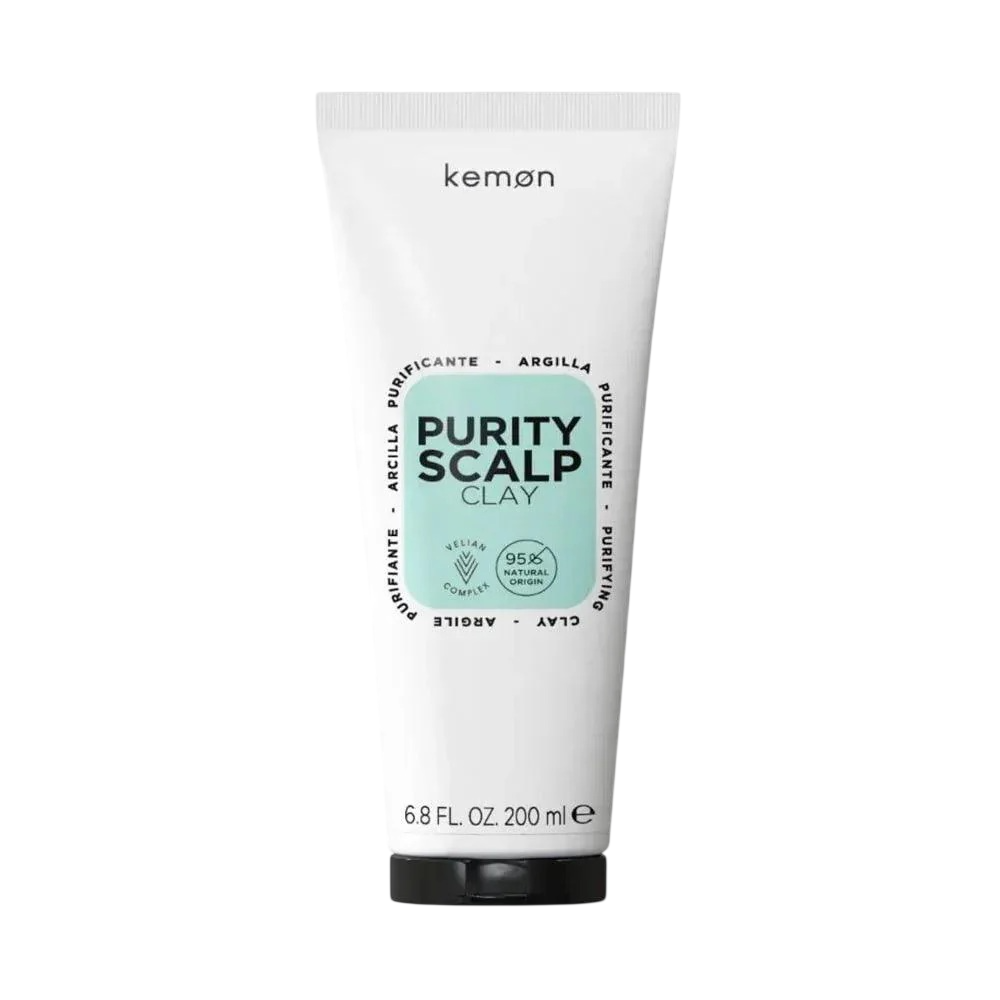 Kemon Purity Scalp Clay – Hair Treatment Clay Mask Unisex, Purifying, 200 ml