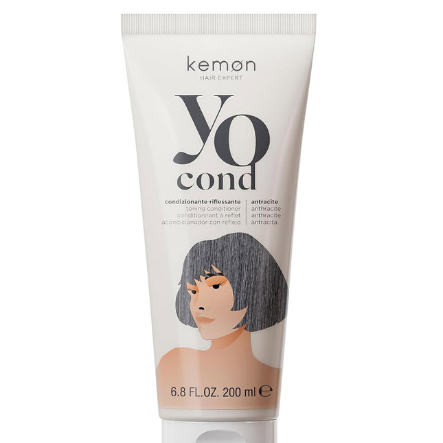 Kemon Yo Anthracite Coloring – Hair Colour Conditioner Unisex, 200 ml