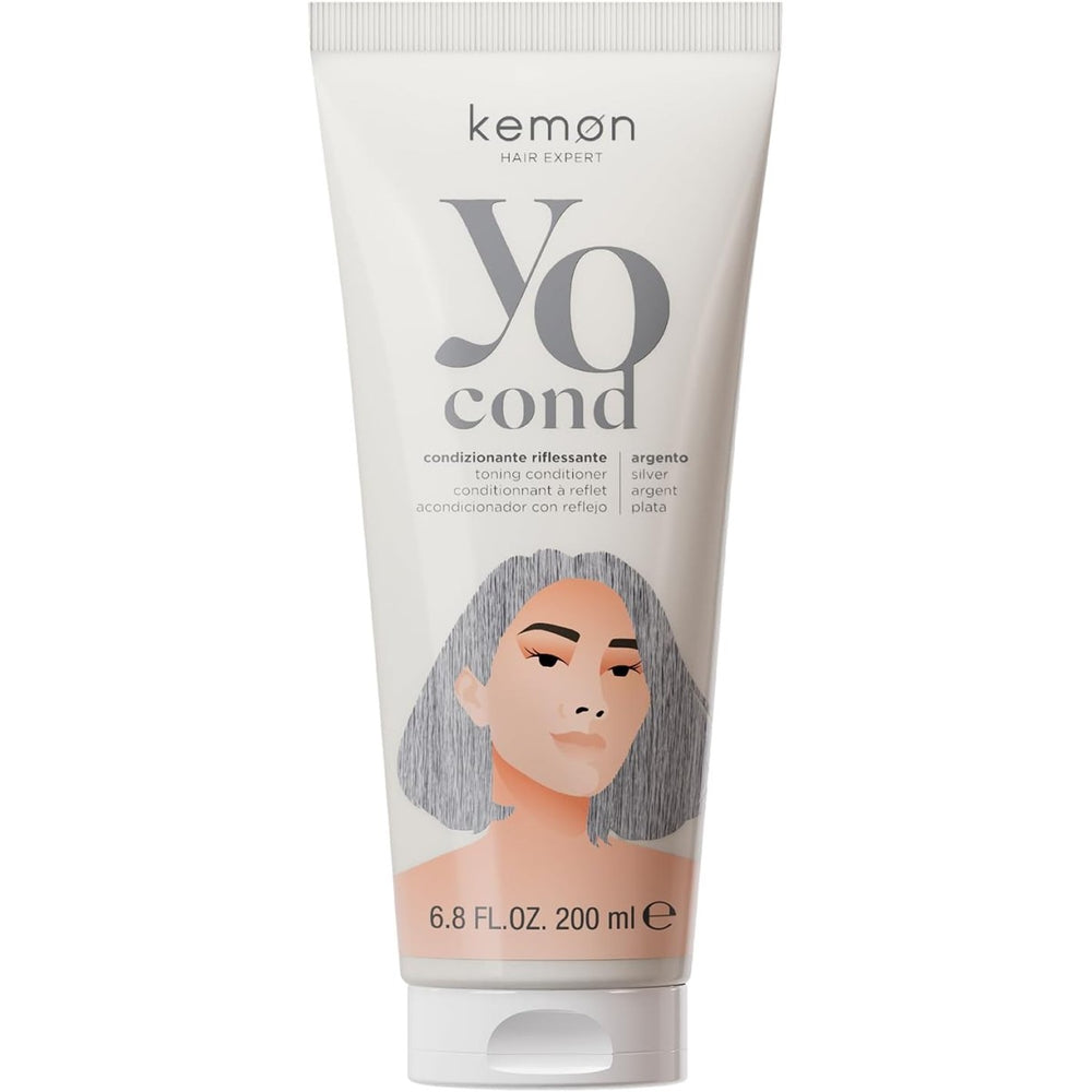 Kemon Yo Argento Coloring – Hair Colour Conditioner for Women, 200 ml