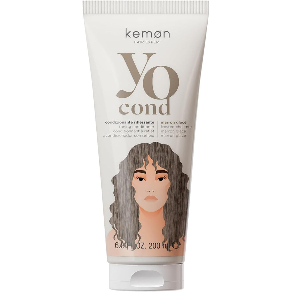 Kemon Yo Marron Glacé Coloring – Hair Colour Conditioner Unisex, 200 ml