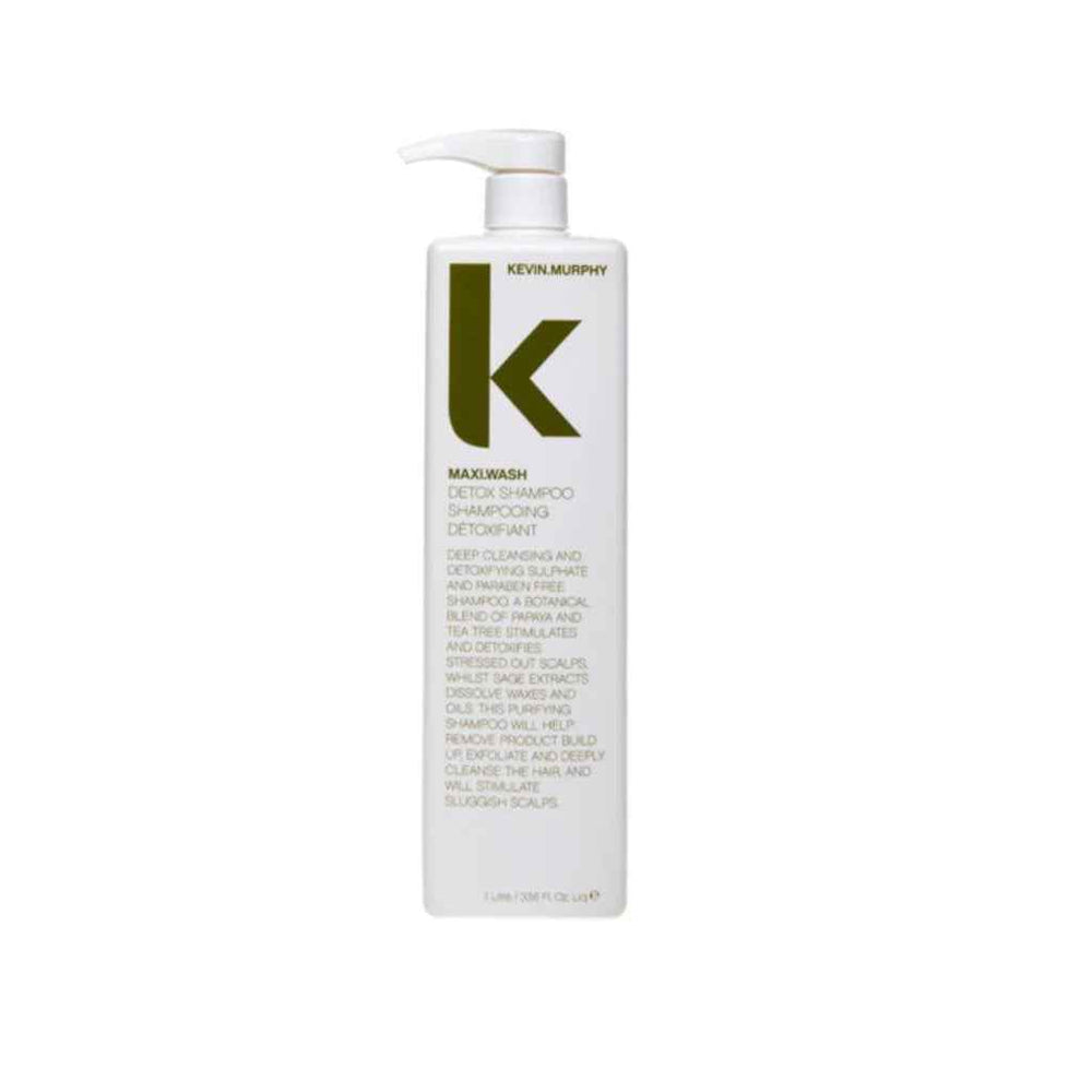 Kevin Murphy Maxi Wash – Hair Shampoo for Women, For Detoxing, 1000 ml