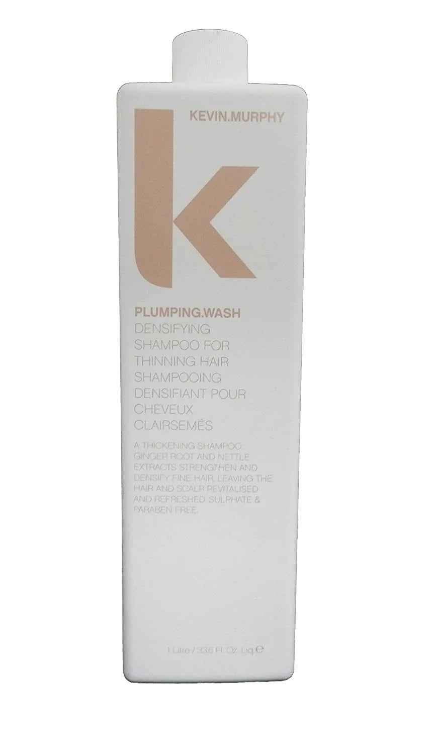 Kevin Murphy Plumping Wash – Hair Shampoo for Women, Redensifying, 1000 ml