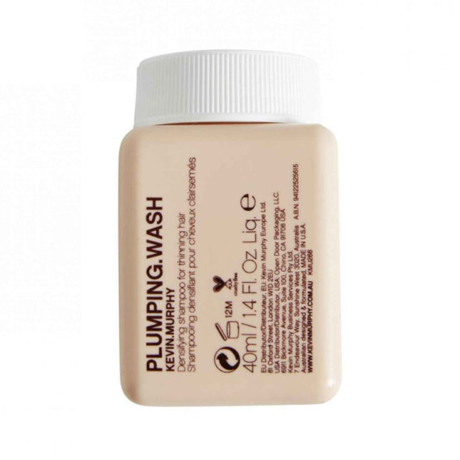 Kevin Murphy Plumping Wash – Hair Shampoo Unisex, Redensifying, 40 ml