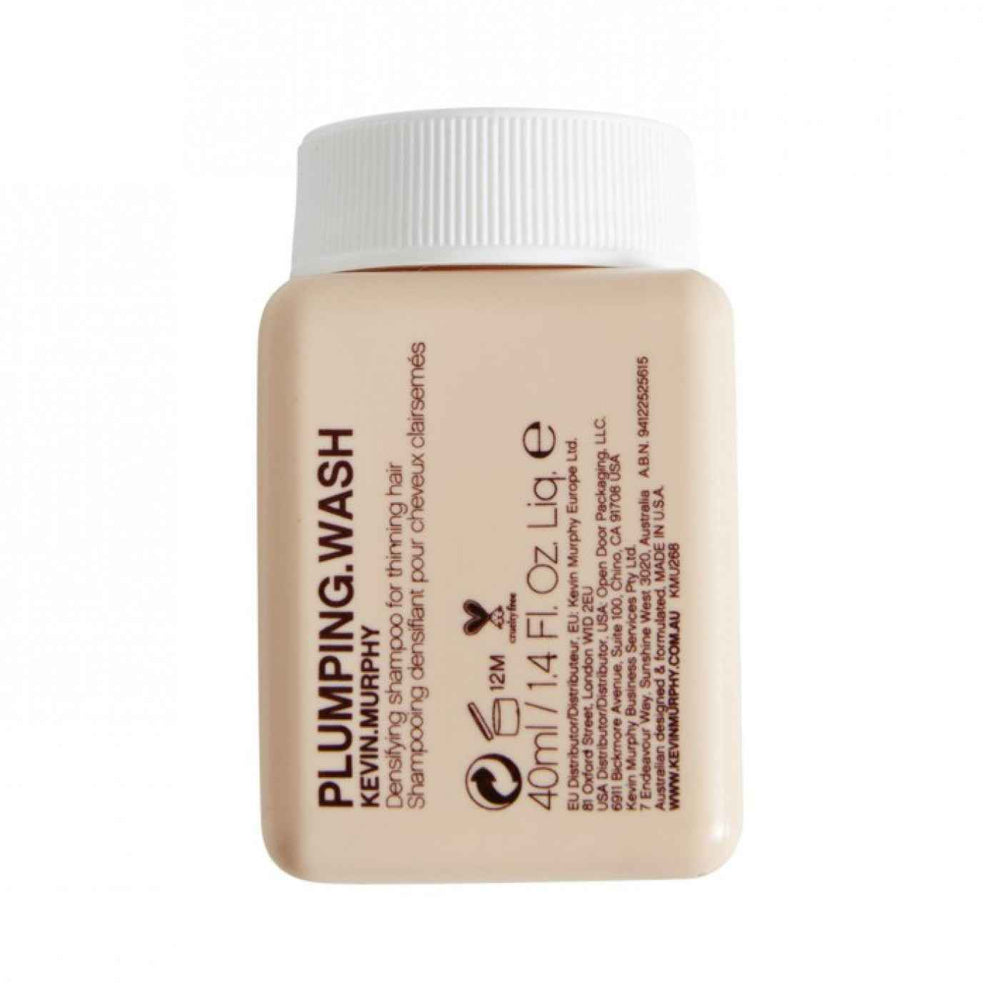 Kevin Murphy Plumping Wash – Hair Shampoo Unisex, Redensifying, 40 ml