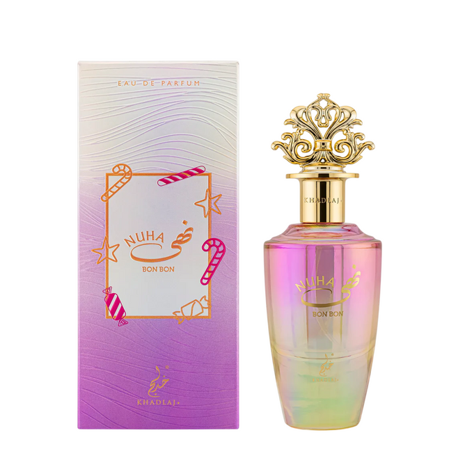 Khadlaj Nuha Bon Bon – Eau de Parfum for Women, 85 ml