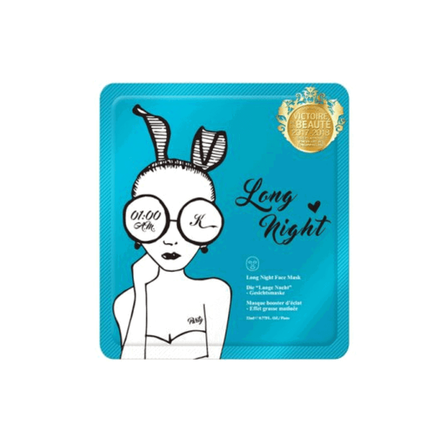 Kingirls Long Night Boosting – Sheet Mask for Women, For Face, 22 ml Tester