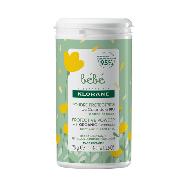 Klorane Baby Protective – Body Powder for Children, 75 g