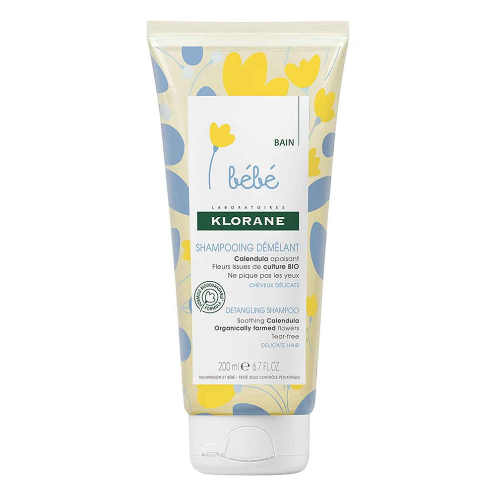 Klorane Baby Vegan – Hair Shampoo for Children, Smooth, 200 ml
