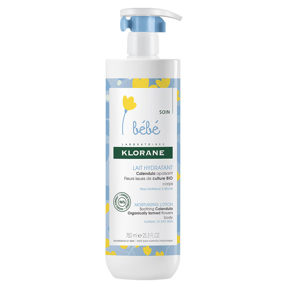 Klorane Bebe Calendula Moisturising – Body Milk for Children, 750 ml