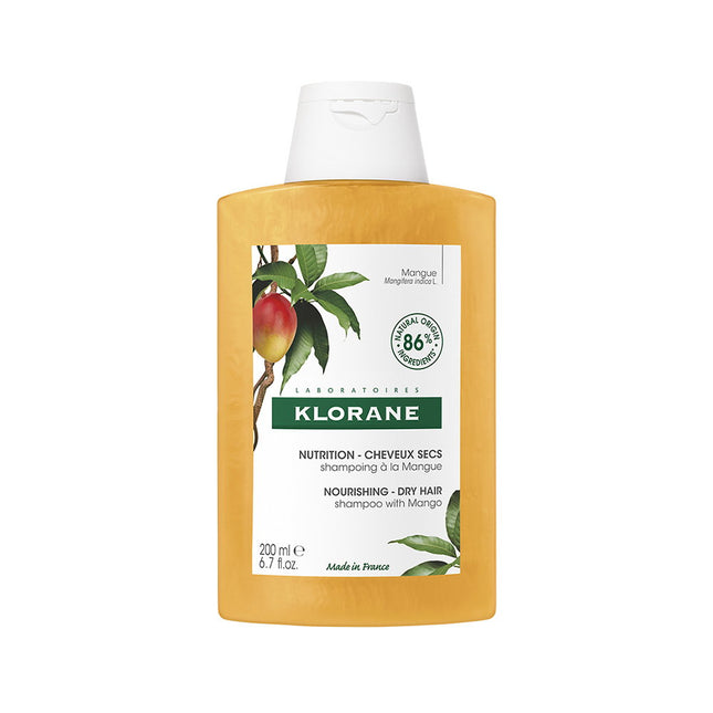 Klorane Mango Butter Nutrition Mango Butter – Hair Shampoo Unisex, Nourish, 200 ml