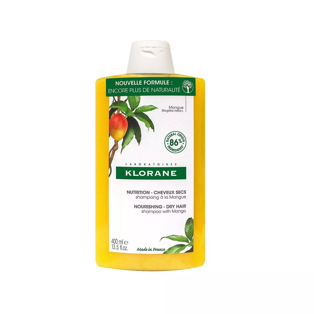 Klorane Mango Butter Nutrition Mango – Hair Shampoo Unisex, For Nourishing, 400 ml