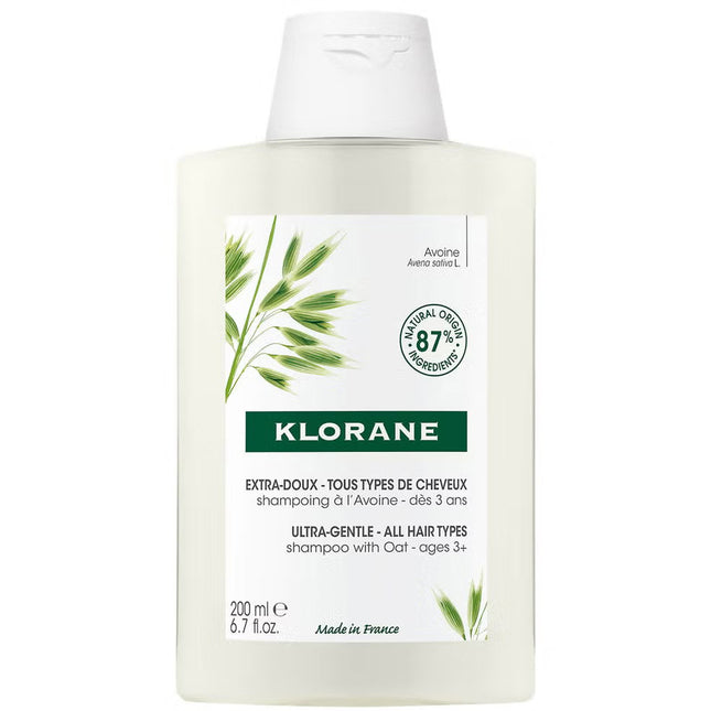 Klorane Oat Milk – Hair Shampoo Unisex, Gentle Cleansing, 200 ml