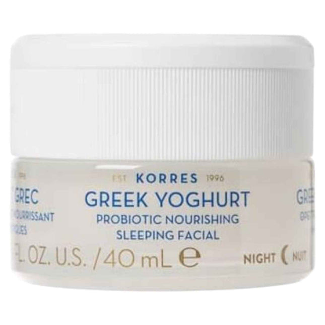 Korres Greek Yoghurt Probiotic Nourishing – Body Cream Unisex, For Face, At Night, 40 ml