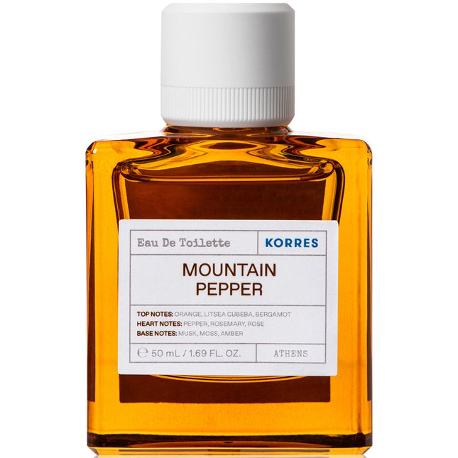 Korres Mountain Pepper – Eau de Toilette Unisex, 100 ml