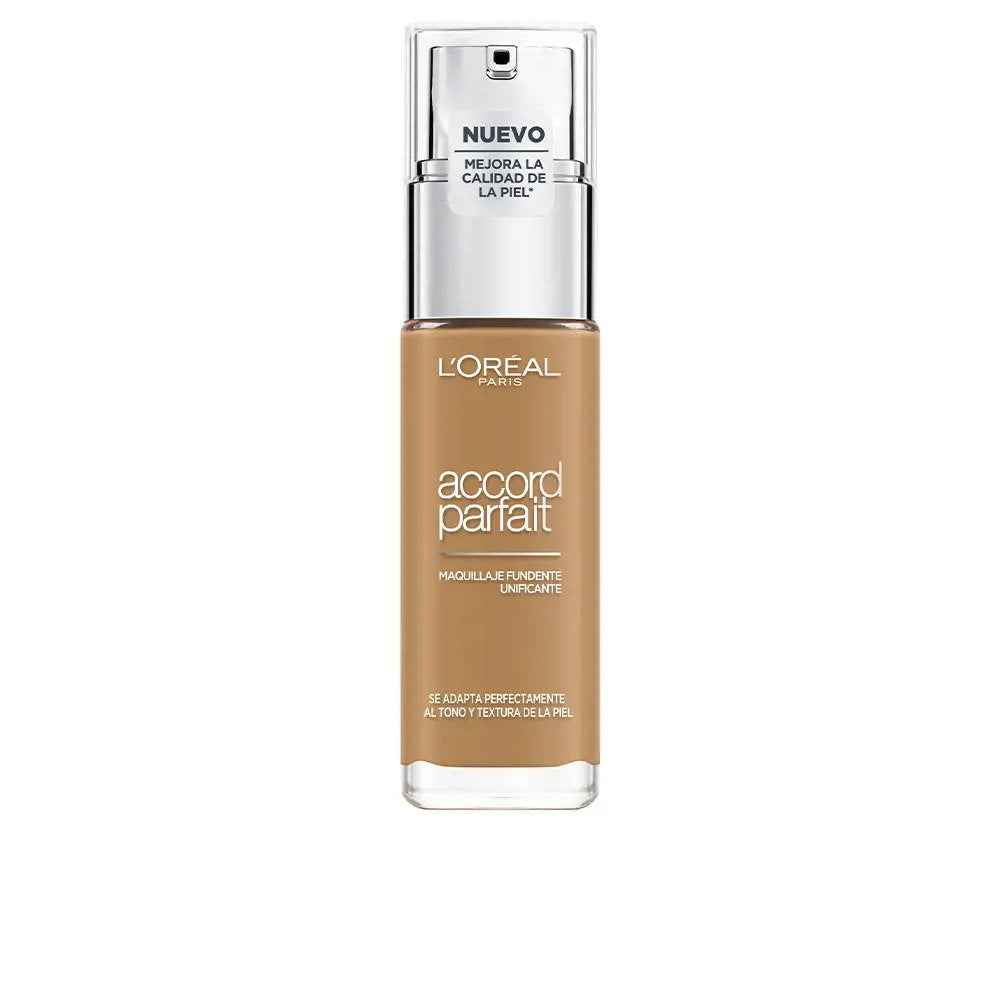 L`Oreal Paris L'Oreal Paris Accord Parfait – Liquid Foundation for Women, 10 D/W, Deep Golden, 30 ml