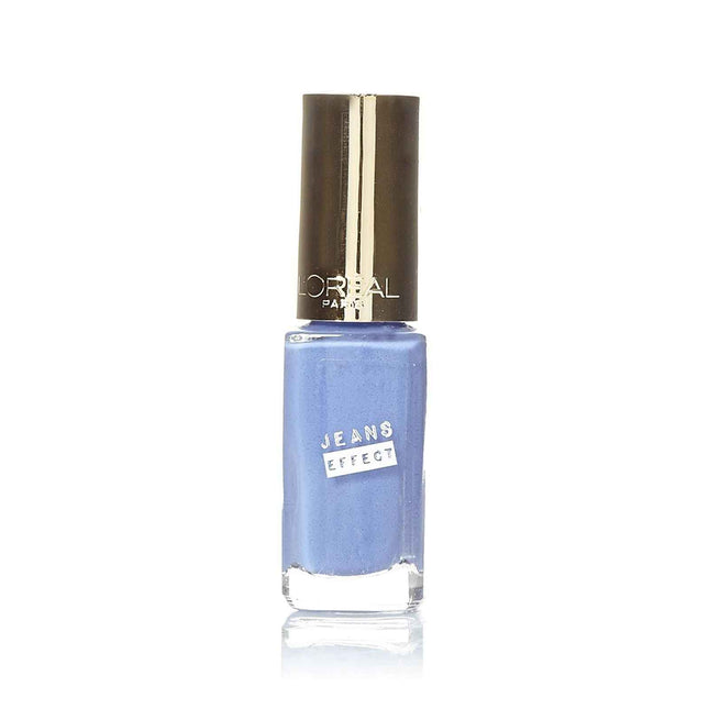 L`Oreal Paris L'Oreal Paris Color Riche Jeans Effect – Nail Polish for Women, 861, Azur Salopette, 5 ml