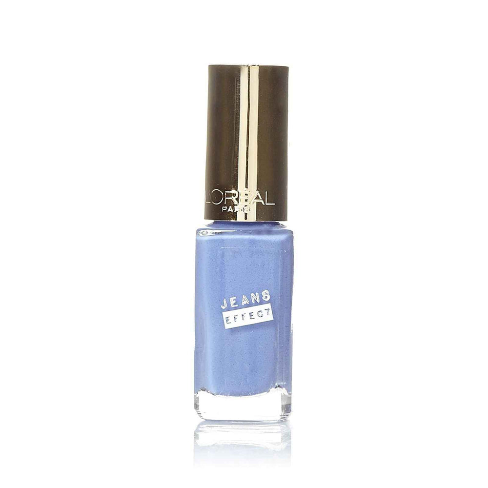 L`Oreal Paris L'Oreal Paris Color Riche Jeans Effect – Nail Polish for Women, 861, Azur Salopette, 5 ml