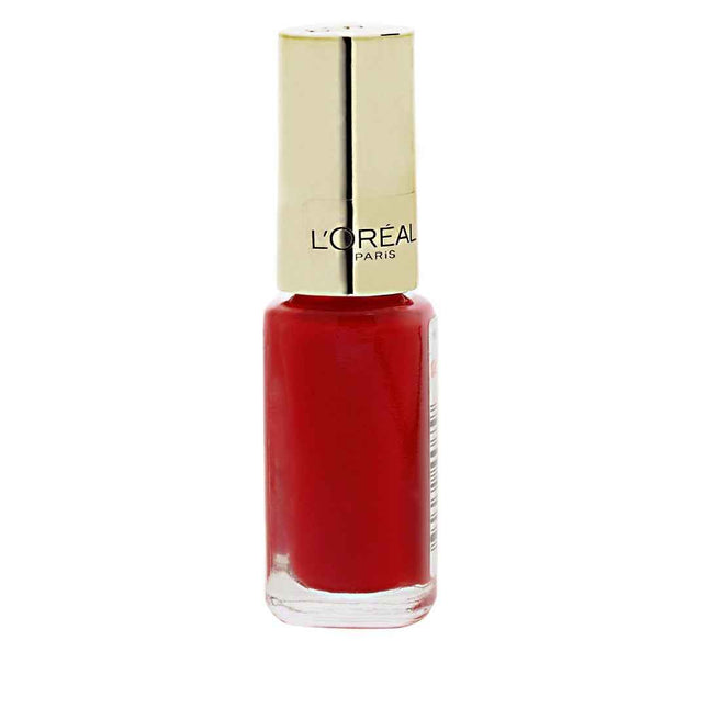 L`Oreal Paris L'Oreal Paris Color Riche Le Vernis – Nail Polish for Women, 408, Exquisite Scarlet, 5 ml