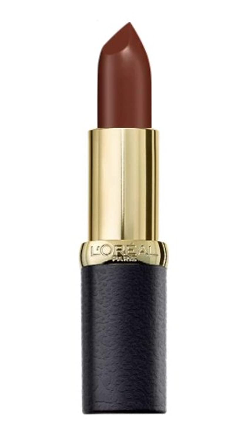 L`Oreal Paris L'Oreal Paris Color Riche Matte – Cream Lipstick for Women, B56, Brun Tenebreux