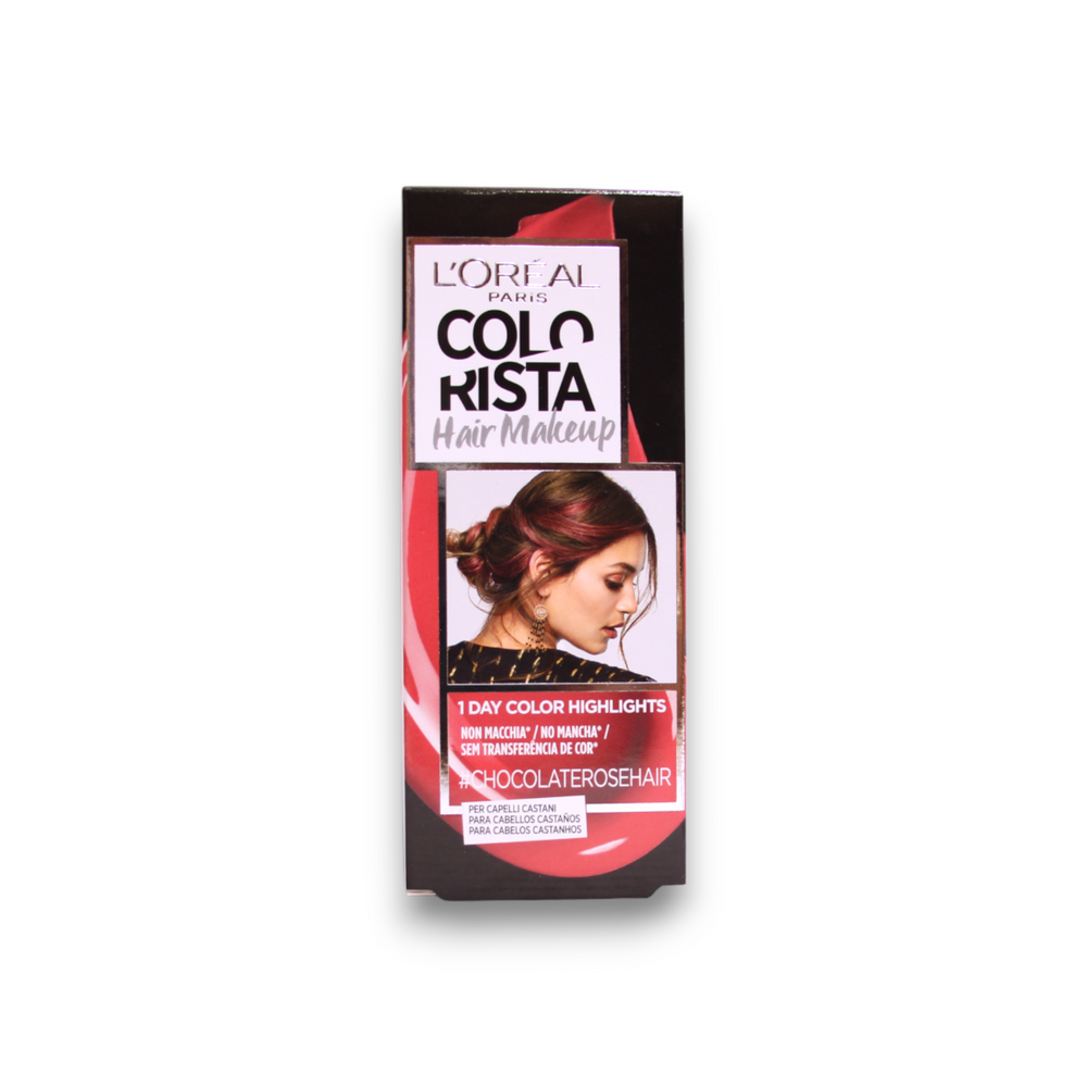 L`Oreal Paris L'Oreal Paris Colorista Hair Makeup – Semi-Permanent Hair Dye for Women, #CHOCOLATEROSEHAIR, 30 ml