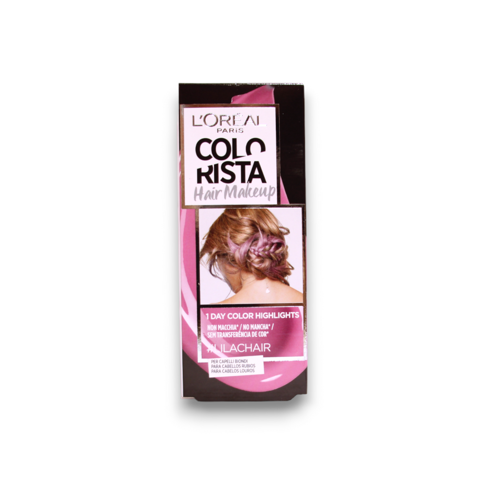L`Oreal Paris L'Oreal Paris Colorista Hair Makeup – Semi-Permanent Hair Dye for Women, #LILACHAIR, 30 ml