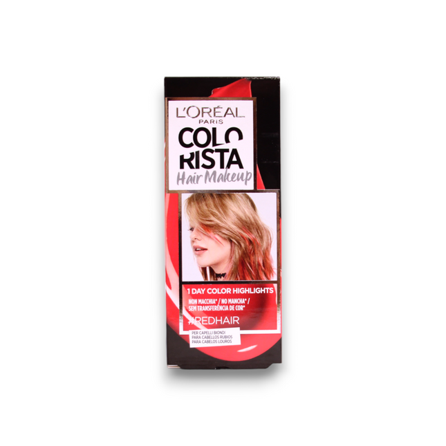 L`Oreal Paris L'Oreal Paris Colorista Hair Makeup – Semi-Permanent Hair Dye for Women, #REDHAIR, 30 ml