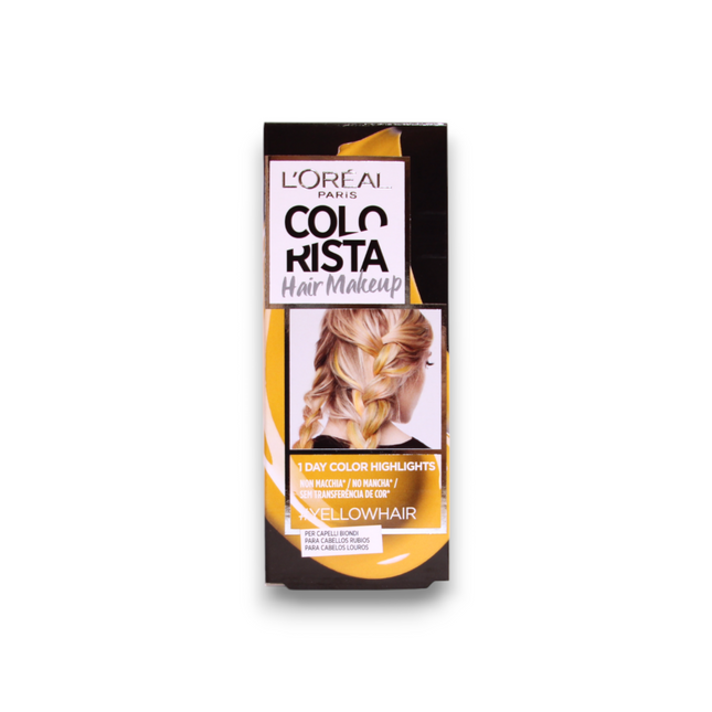 L`Oreal Paris L'Oreal Paris Colorista Hair Makeup – Semi-Permanent Hair Dye for Women, #YELLOWHAIR, 30 ml
