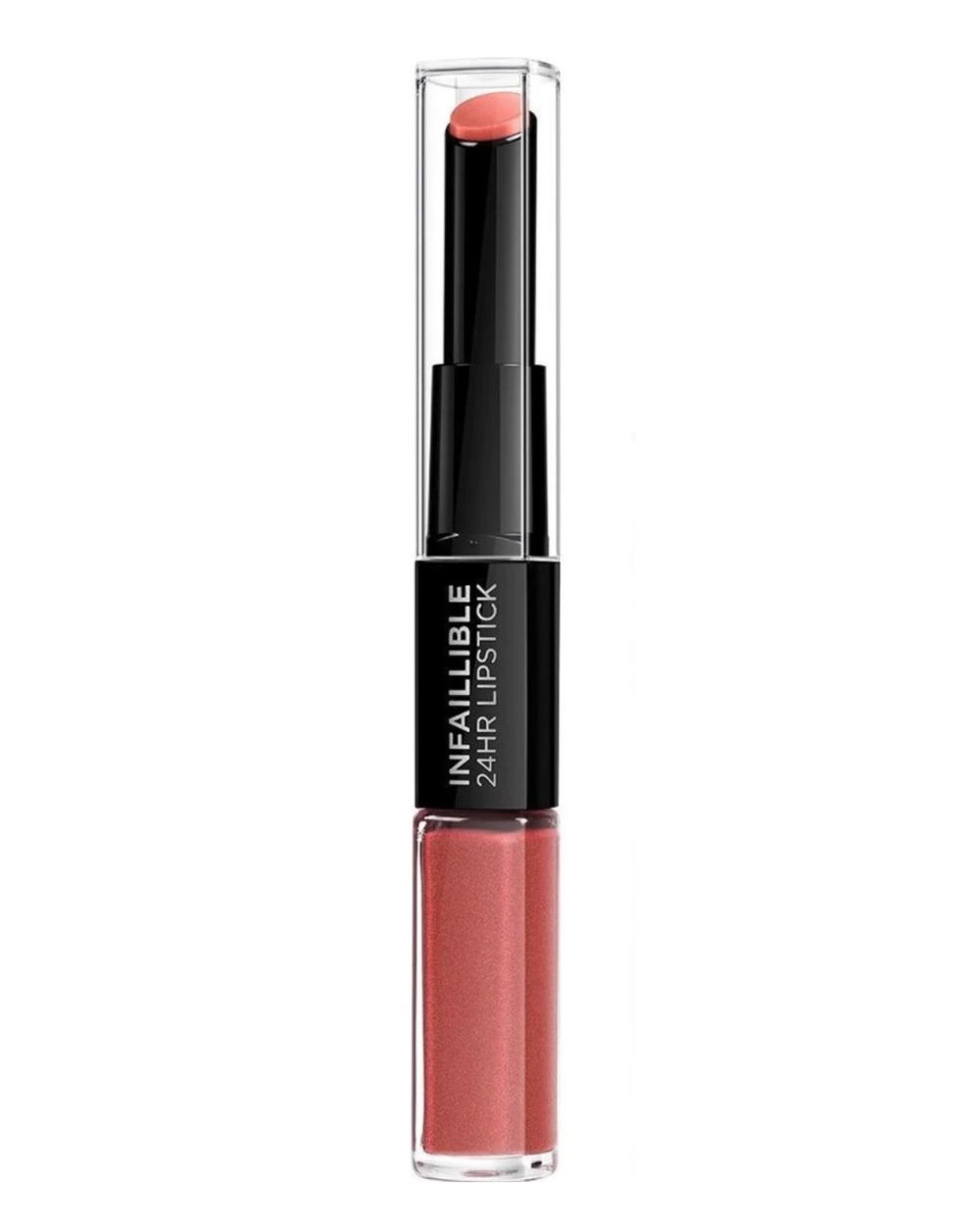 L`Oreal Paris L'Oreal Paris Infaillible 24H – Cream Lipstick & Lip Gloss for Women, 404, Corail Constant, 5.6 ml