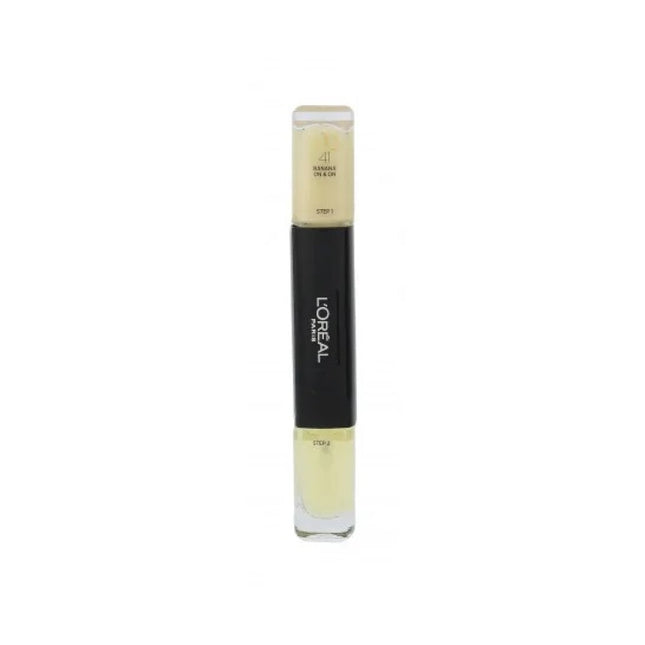 L`Oreal Paris L'Oreal Paris Infallible – Nail Polish 2-in-1 for Women, 041, Banana On 8 On, 2 x, 5 ml