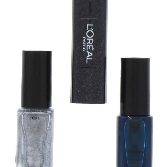 L`Oreal Paris L'Oreal Paris Infallible – Nail Polish 2-in-1 for Women, MTX 030, Turquoise, 2 x, 5 ml