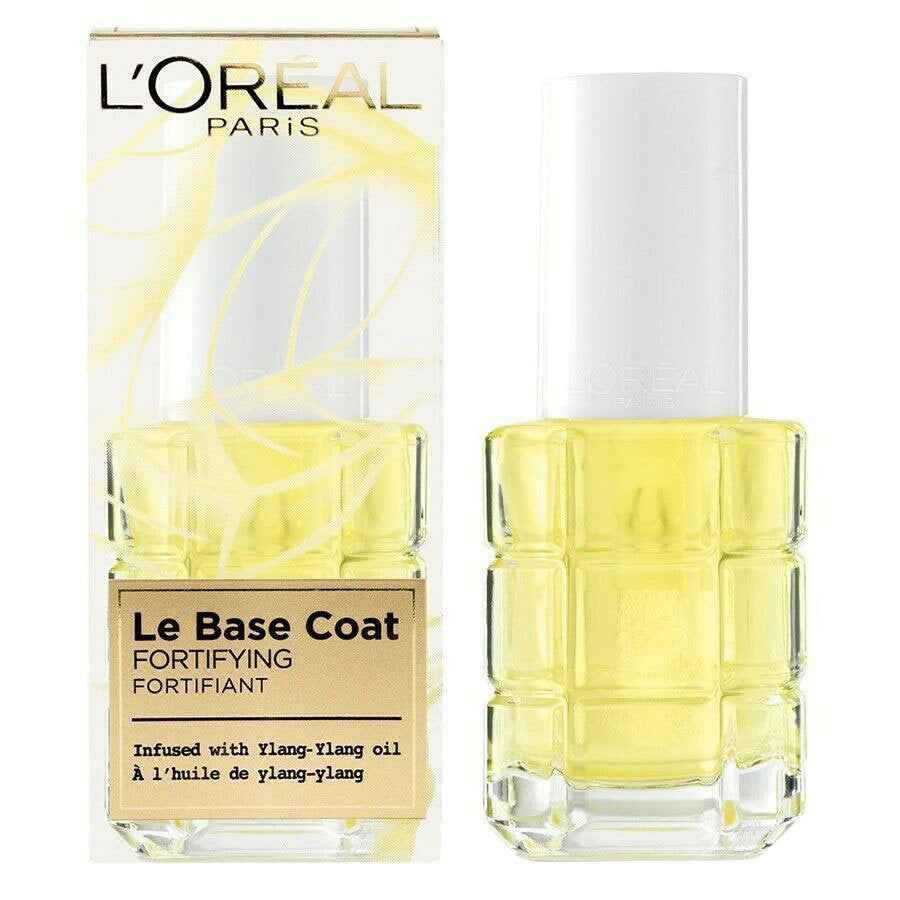 L`Oreal Paris L'Oreal Paris Le Base Coat Ylang Ylang Essential Oil Fortifying – Nail Oil Treatment for Women, 13.5 ml