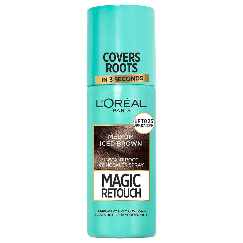 L`Oreal Paris L'Oreal Paris Magic Retouch – Root Touch-Up Spray for Women, Medium Iced Brown, 75 ml