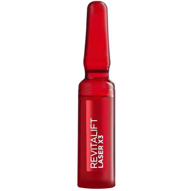 L`Oreal Paris Set L'Oreal Paris Revitalift Laser Renew Glycolic Acid Peeling – Ampoules Treatment Serum for Women, For Face, 7 pcs, 1 ml