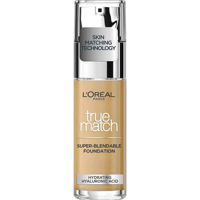 L`Oreal Paris L'Oreal Paris True Match – Liquid Foundation for Women, 7R/7C, Ambre Rose, SPF 17, 30 ml Tester