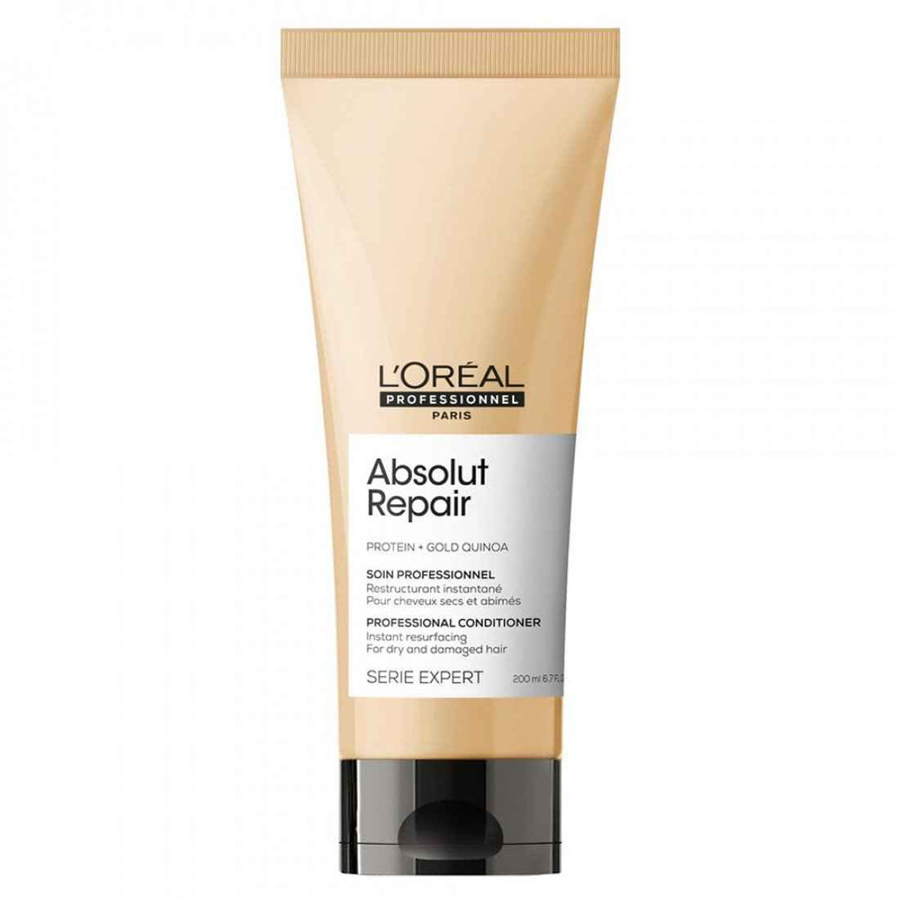 L`Oreal Professionnel L'Oreal Professionnel Serie Expert Absolut Repair Protein + Gold Quinoa – Hair Conditioner for Women, Instant Resurfacing, 200 ml