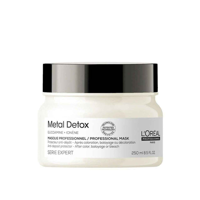 L`Oreal Professionnel L'Oreal Professionnel Serie Expert Metal Detox Glicoamine + Ionene – Hair Treatment Cream Mask for Women, Anti-Deposit Protector, 250 ml