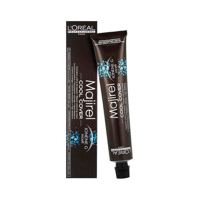 L`Oreal Professionnel L'Oreal Professionnel Majirel Cool-Cover Ammonia-Free – Permanent Hair Dye for Women, 7.18, 50 ml