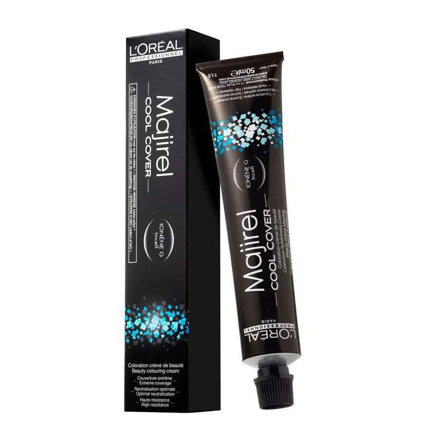 L`Oreal Professionnel L'Oreal Professionnel Majirel Cool-Cover – Permanent Hair Dye for Women, 7.17 Ash Metallic Blonde, 50 ml