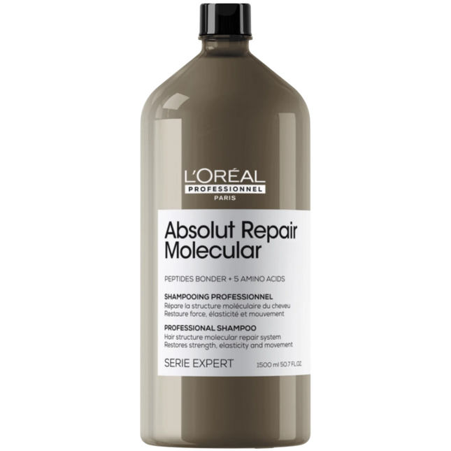 L`Oreal Professionnel L'Oreal Professionnel Serie Expert Absolut Repair Molecular – Hair Shampoo for Women, Repairing, 1500…