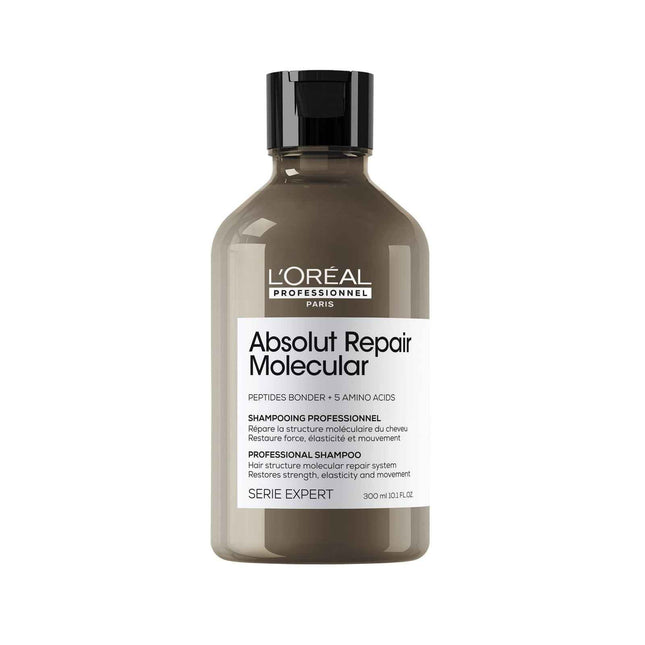L`Oreal Professionnel L'Oreal Professionnel Serie Expert Absolut Repair Molecular – Hair Shampoo for Women, Repairing, 300 ml