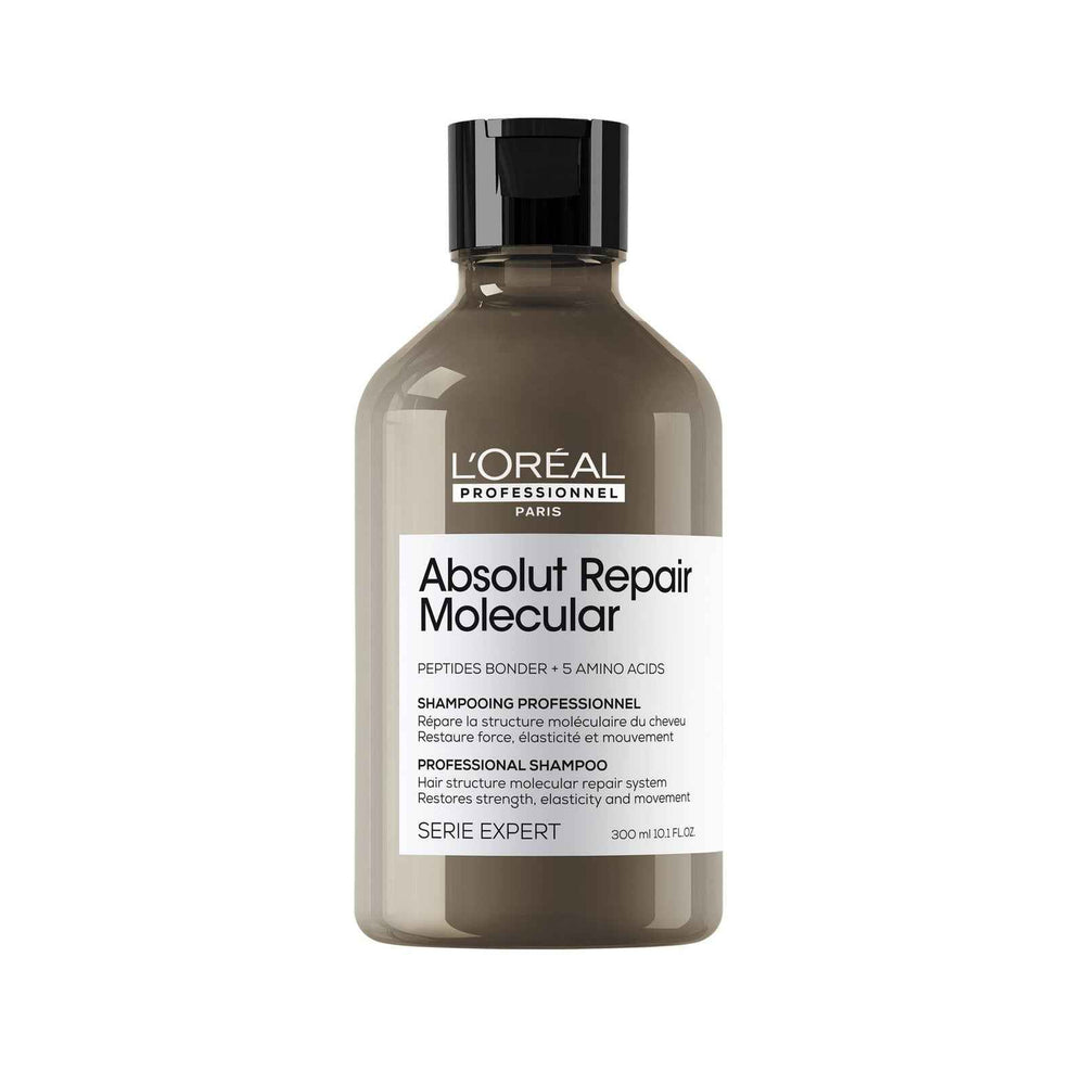 L`Oreal Professionnel L'Oreal Professionnel Serie Expert Absolut Repair Molecular – Hair Shampoo for Women, Repairing, 300 ml