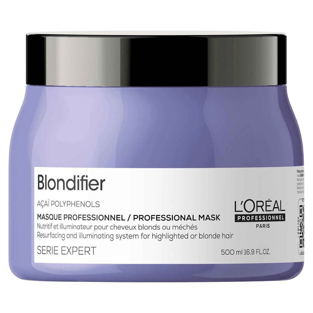 L`Oreal Professionnel L'Oreal Professionnel Serie Expert Blondifier Acai Polyphenols – Hair Treatment Cream Mask for Women, Resurfacing And Illuminating, 500 ml
