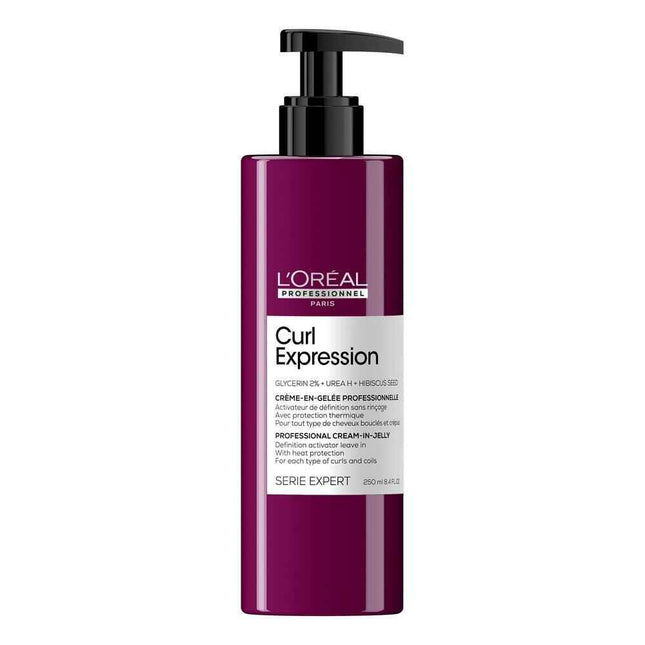 L`Oreal Professionnel L'Oreal Professionnel Serie Expert Curl Expression – Hair Leave-In Cream Treatment for Women, Curl Defining, 250 ml