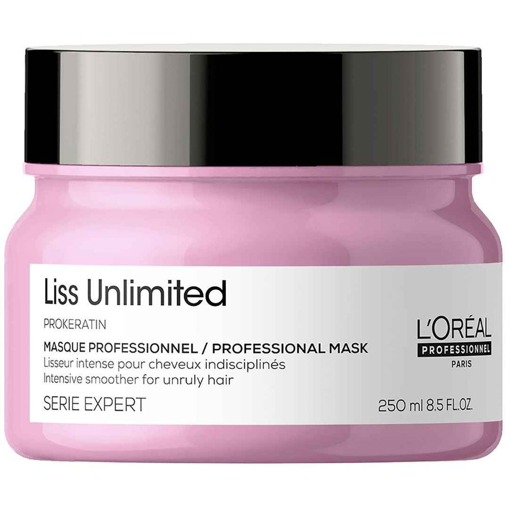 L`Oreal Professionnel L'Oreal Professionnel Serie Expert Liss Unlimited – Hair Treatment Cream Mask for Women, For Smoothening, 250 ml