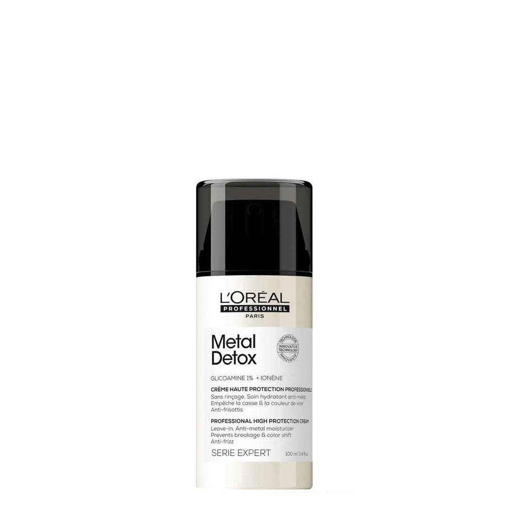L`Oreal Professionnel L'Oreal Professionnel Serie Expert Metal Detox – Hair Leave-In Cream Treatment for Women, Anti-Metal, 100 ml