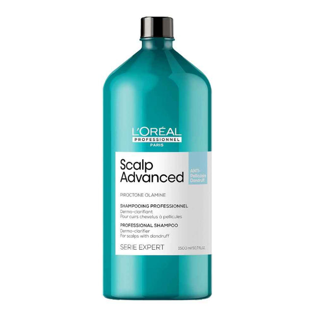 L`Oreal Professionnel L'Oreal Professionnel Serie Expert Scalp Advanced – Hair Shampoo for Women, Anti-Dandruff, 1500 ml
