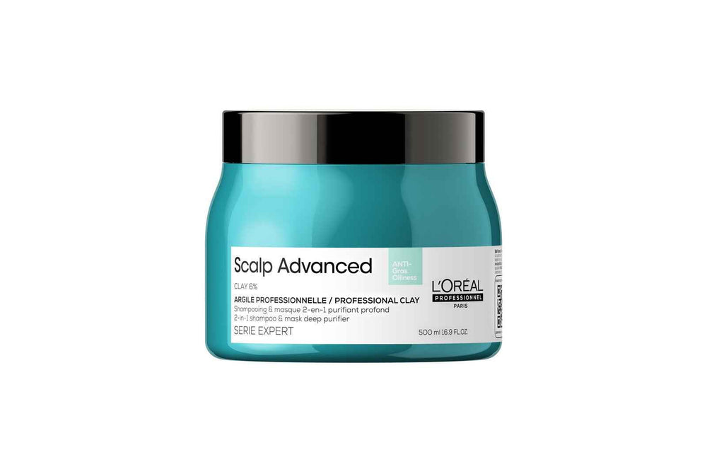 L`Oreal Professionnel L'Oreal Professionnel Serie Expert Scalp Advanced – Hair Treatment Cream Mask for Women, For Purifying, 500 ml