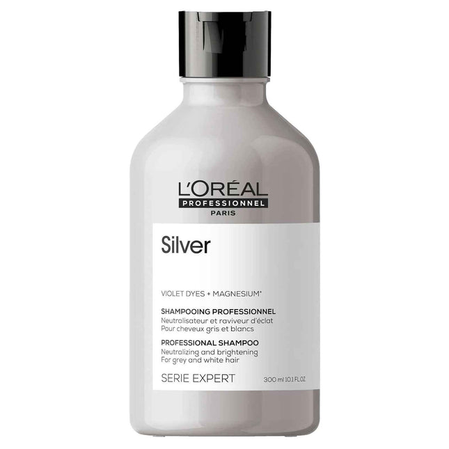 L`Oreal Professionnel L'Oreal Professionnel Serie Expert Silver – Hair Shampoo for Women, Neutralizing & Brightening, 300 ml